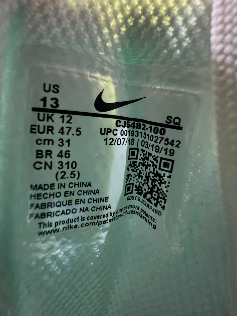 Nike Air Max 90 “Be True”. Men’s size 13. - Picture 6 of 6